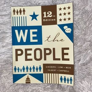WE THE PEOPLE TEXTBOOK (12th Edition)